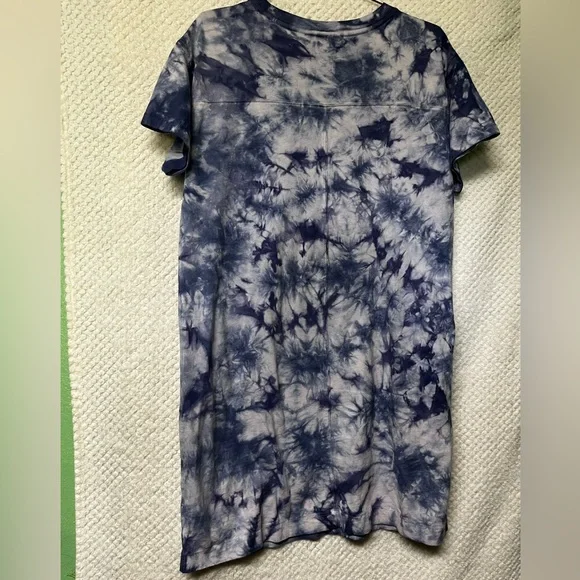 Womens Old Navy Dress TShirt Style Dress Tie Dye Size Purple Cotton Casual MED - Picture 4 of 4